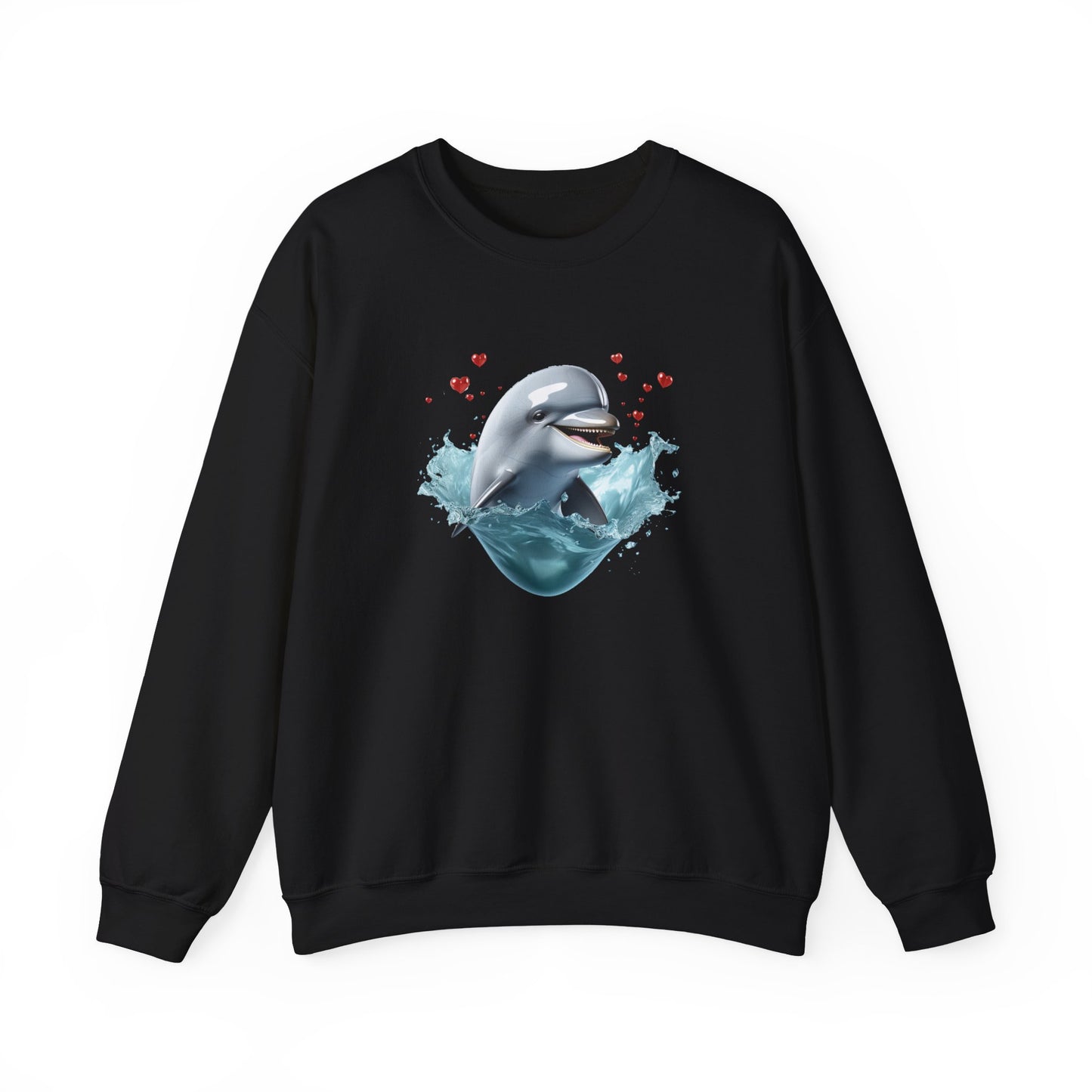 Dolphin Love Unisex Heavy Blend™ Crewneck Sweatshirt