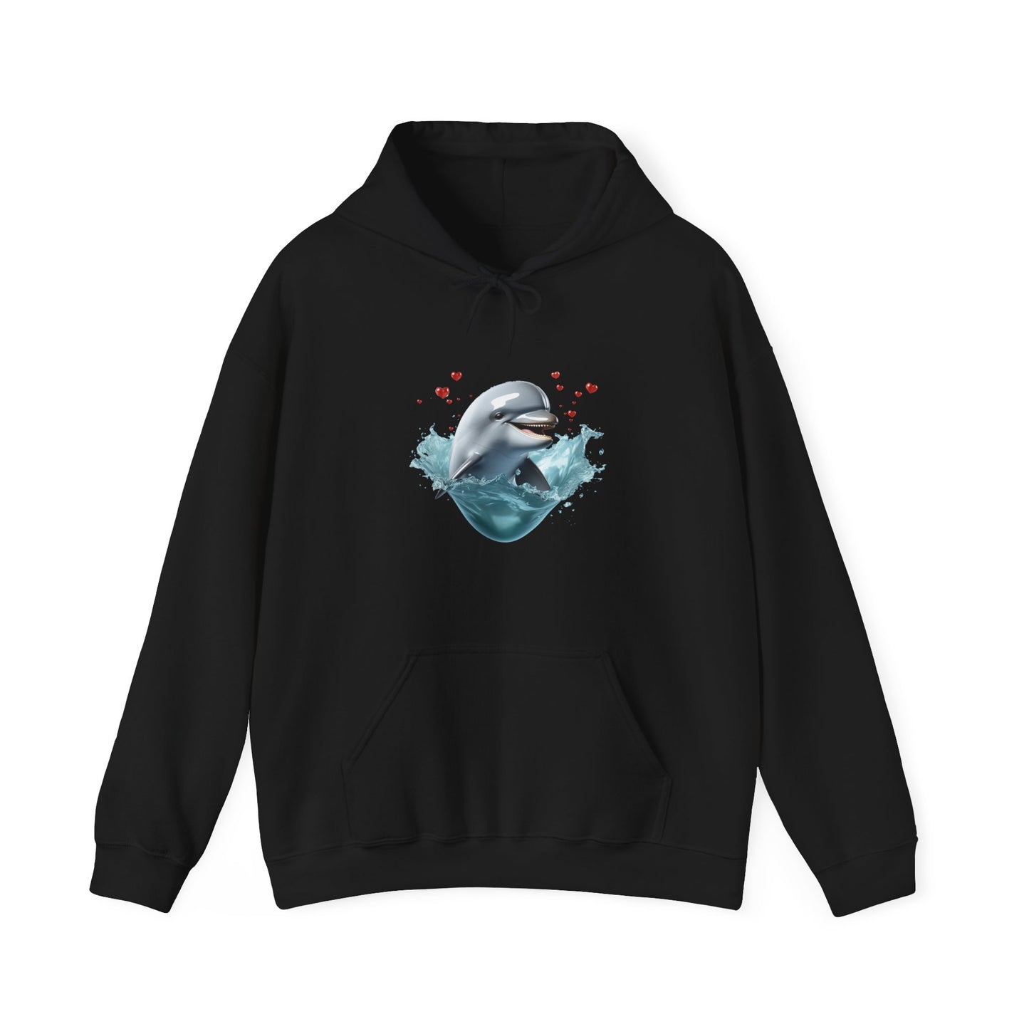 Dolphin Love Unisex Heavy Blend™ Hooded Sweatshirt