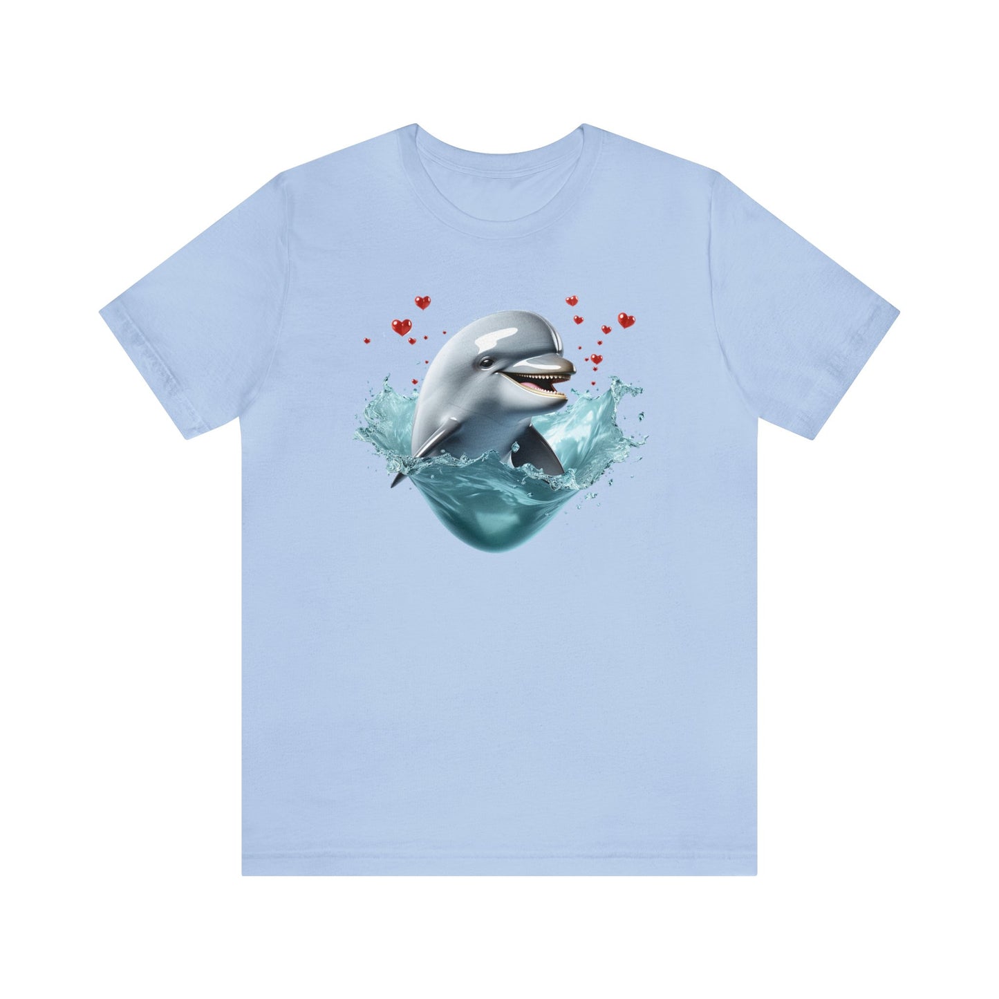Dolphin Love Unisex Jersey Short Sleeve Tee