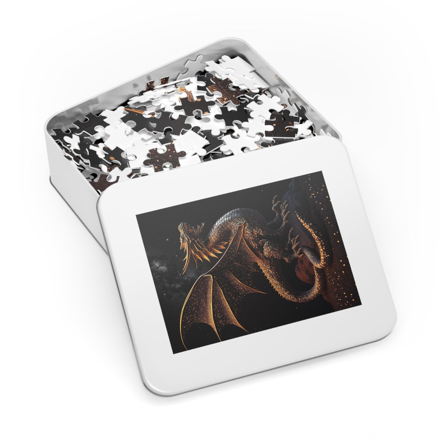 Golden Dragon Jigsaw Puzzle (30, 110, 252, 500,1000-Piece)