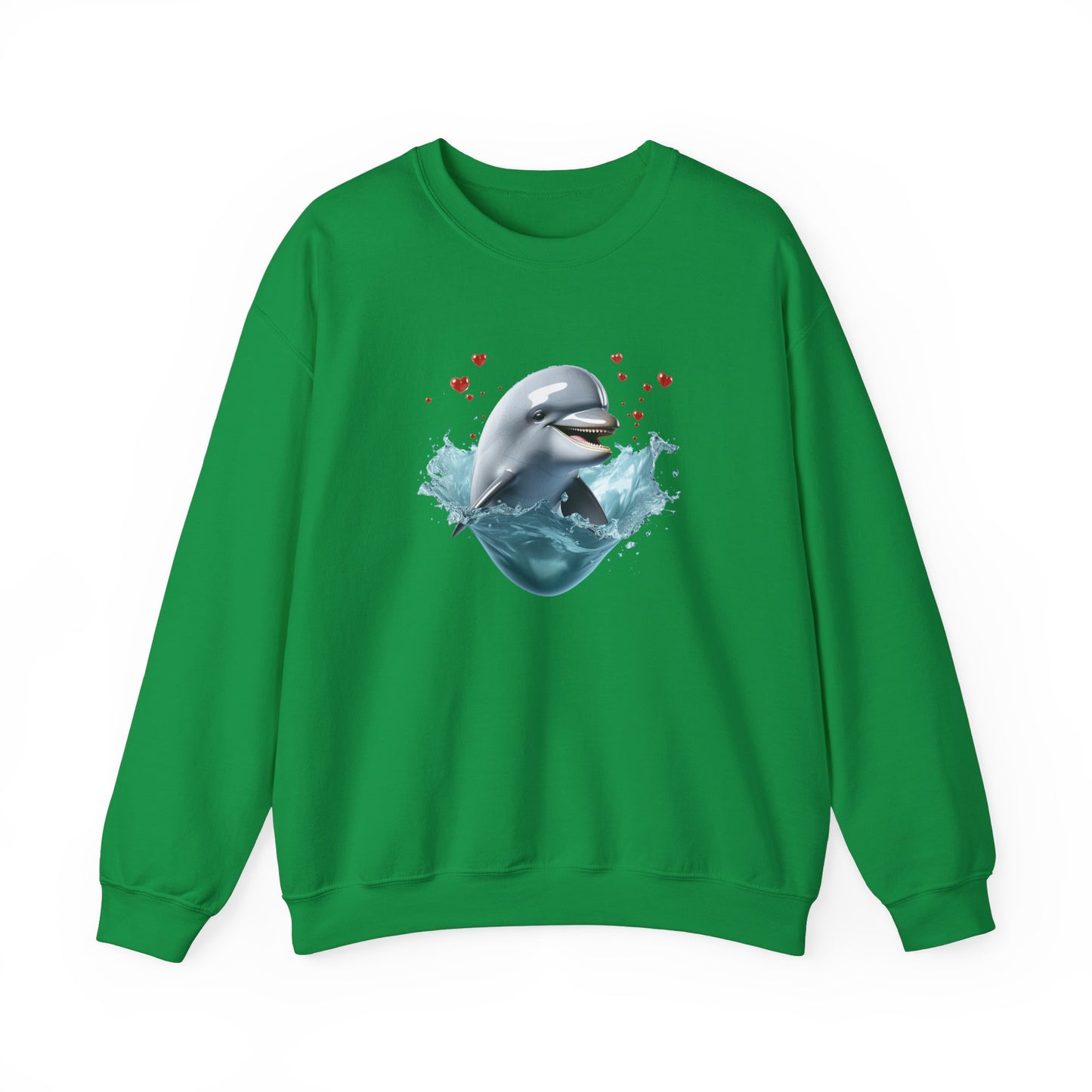 Dolphin Love Unisex Heavy Blend™ Crewneck Sweatshirt