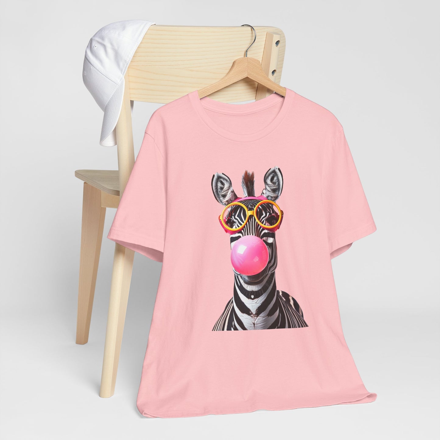 Bubblegum Zebra! Unisex Jersey Short Sleeve Tee