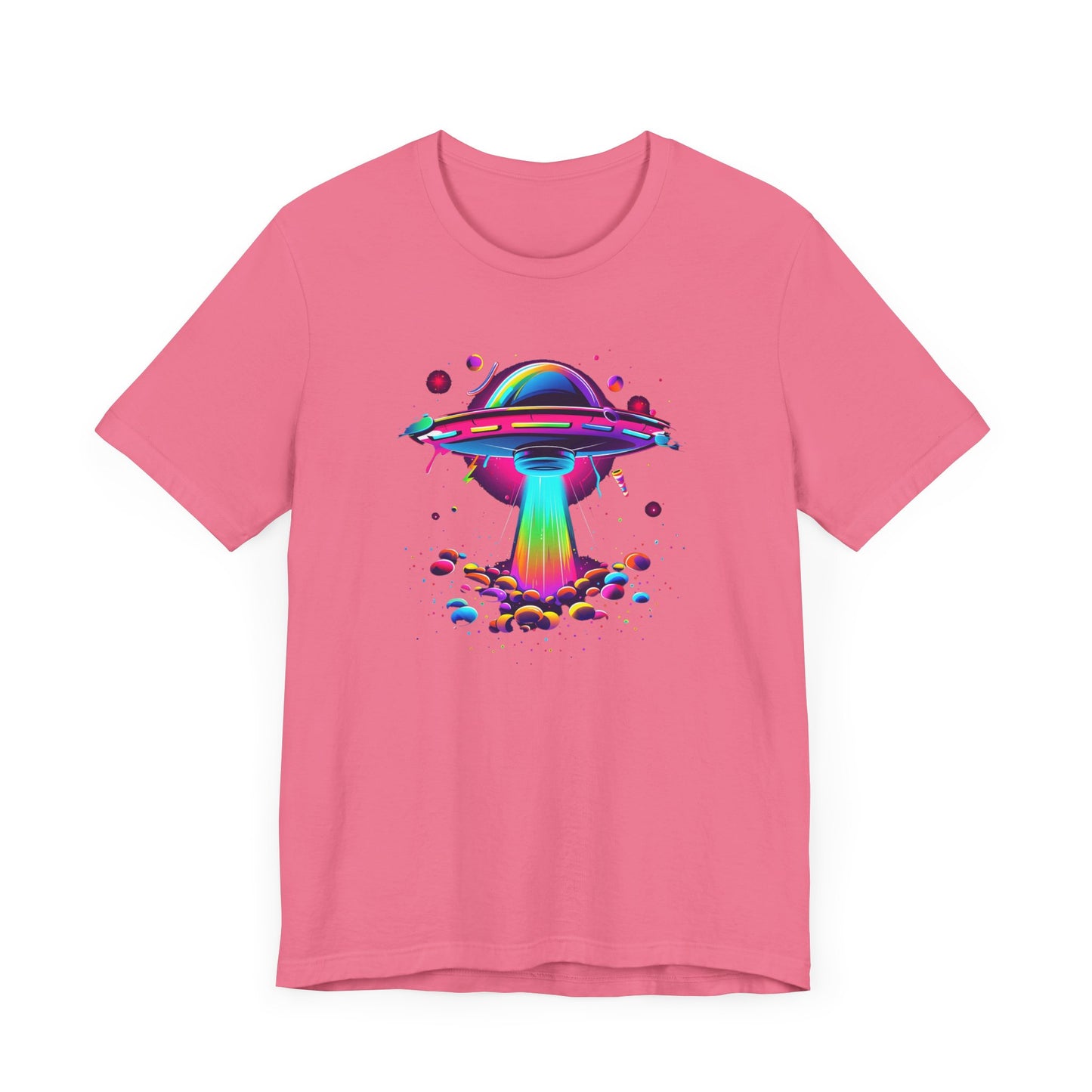 Neon Spaceship Unisex Jersey Short Sleeve Tee