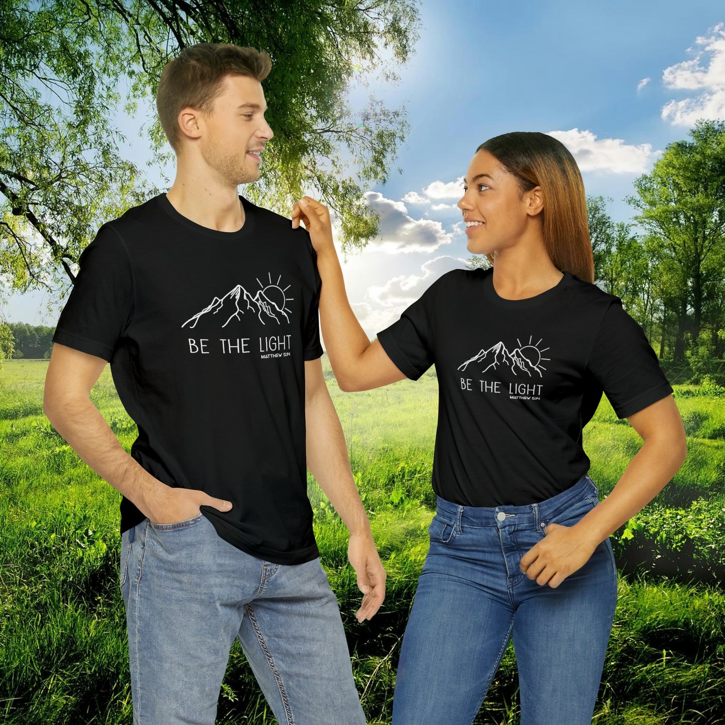 Be the Light Unisex Jersey Short Sleeve Tee