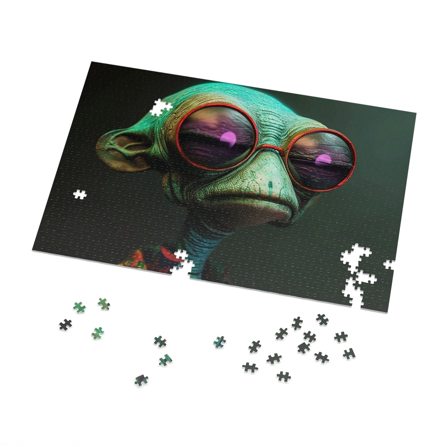 Cool Alien Jigsaw Puzzle (30, 110, 252, 500,1000-Piece)