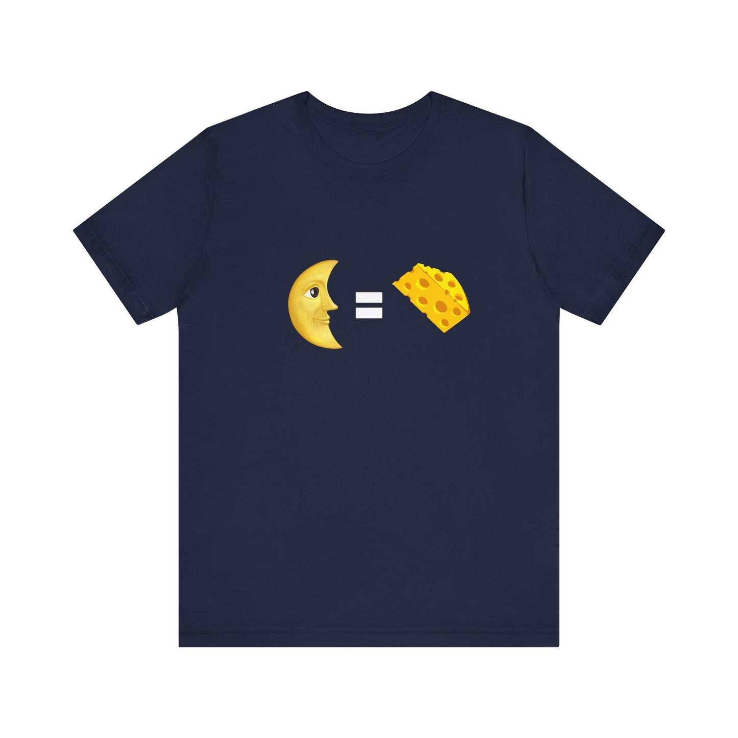 Moon = Cheese Unisex Jersey Tee