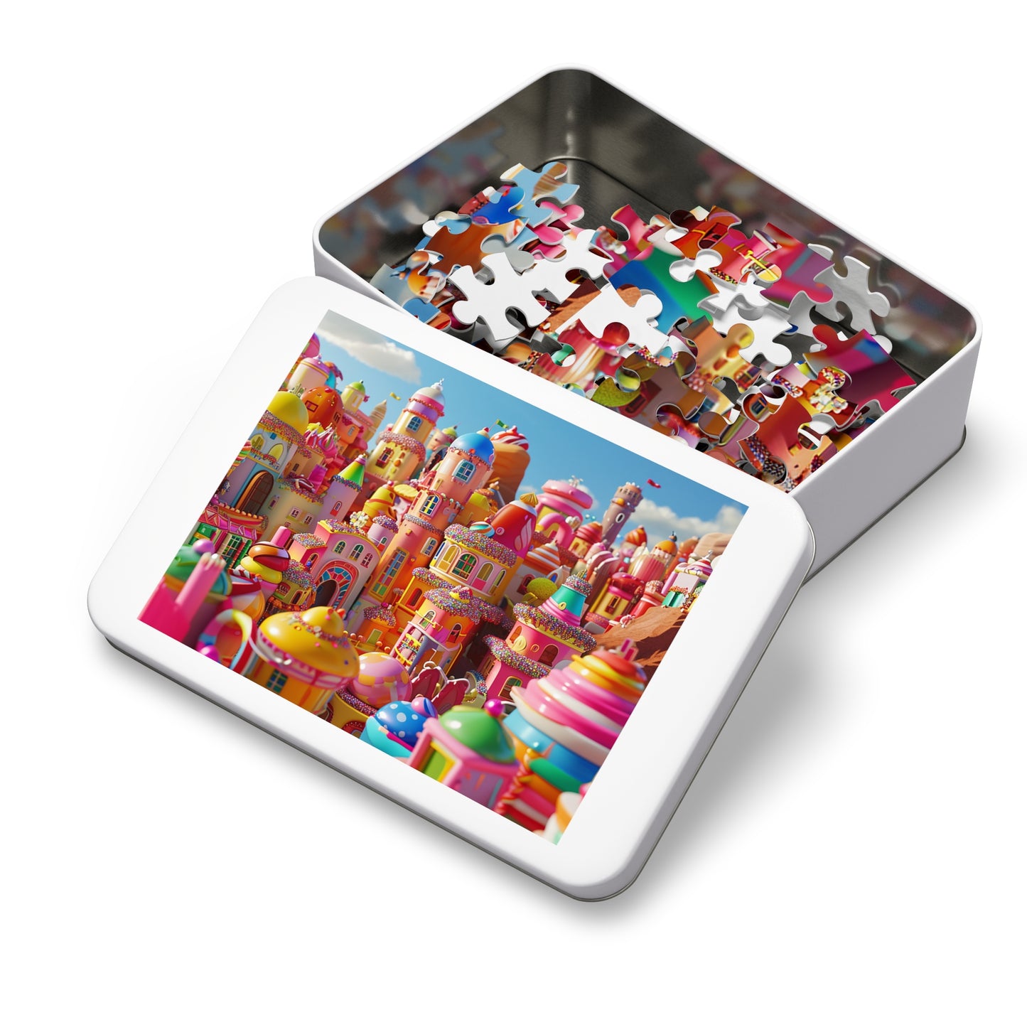 Candyland Village Jigsaw Puzzle (30, 110, 252, 500,1000-Piece)