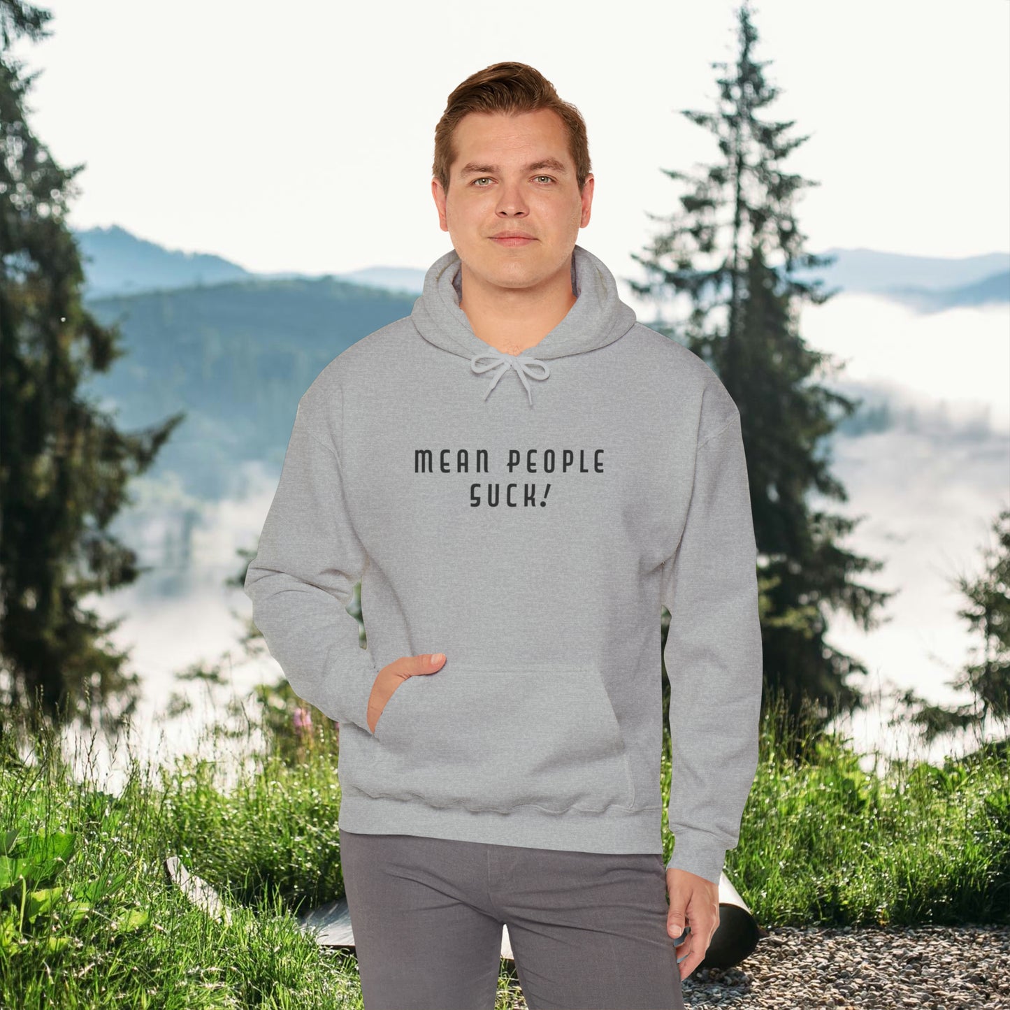 Mean People Suck! It's Kool to Be Kind! Unisex Heavy Blend™ Hooded Sweatshirt