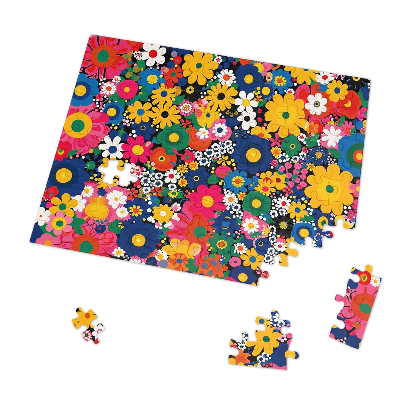 Kazumasa Nagai Style Floral Pattern Jigsaw Puzzle (30, 110, 252, 500,1000-Piece)