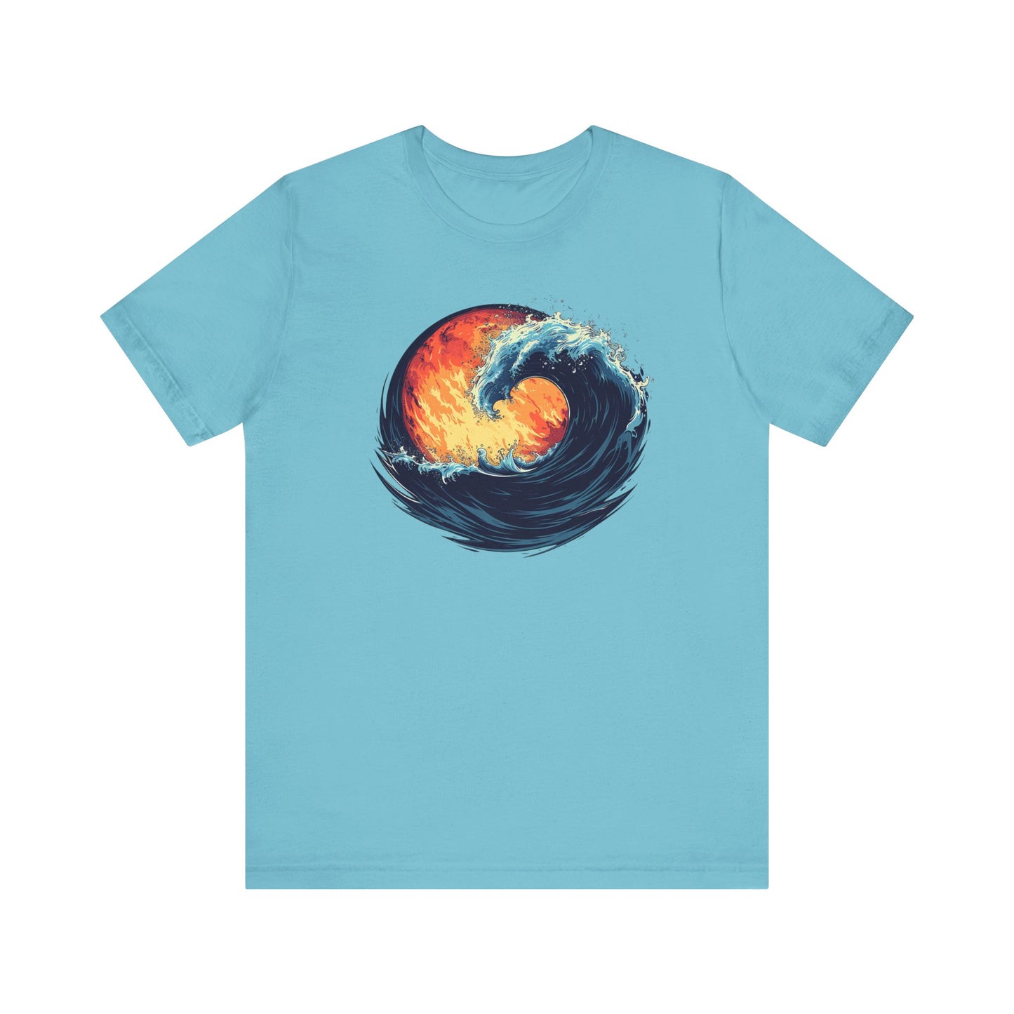 Ocean Fire Unisex Jersey Short Sleeve Tee