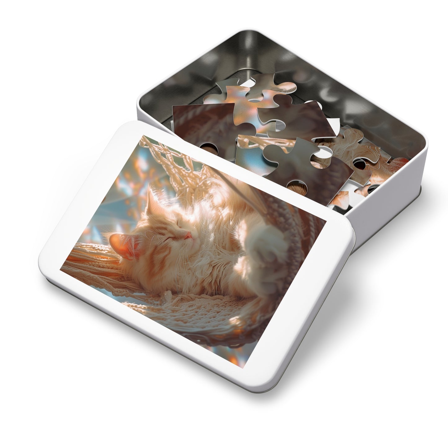 Hammock Cat Nap Jigsaw Puzzle (30, 110, 252, 500,1000-Piece)