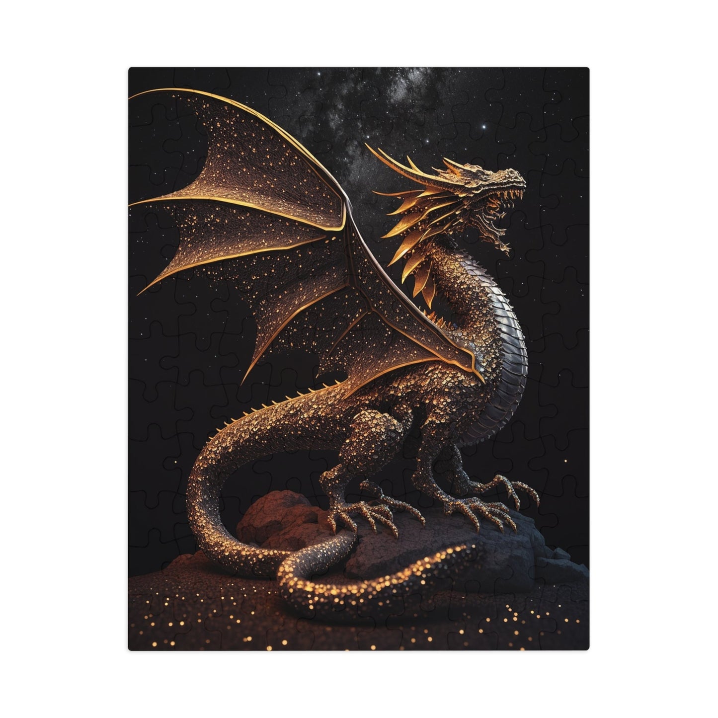 Golden Dragon Jigsaw Puzzle (30, 110, 252, 500,1000-Piece)