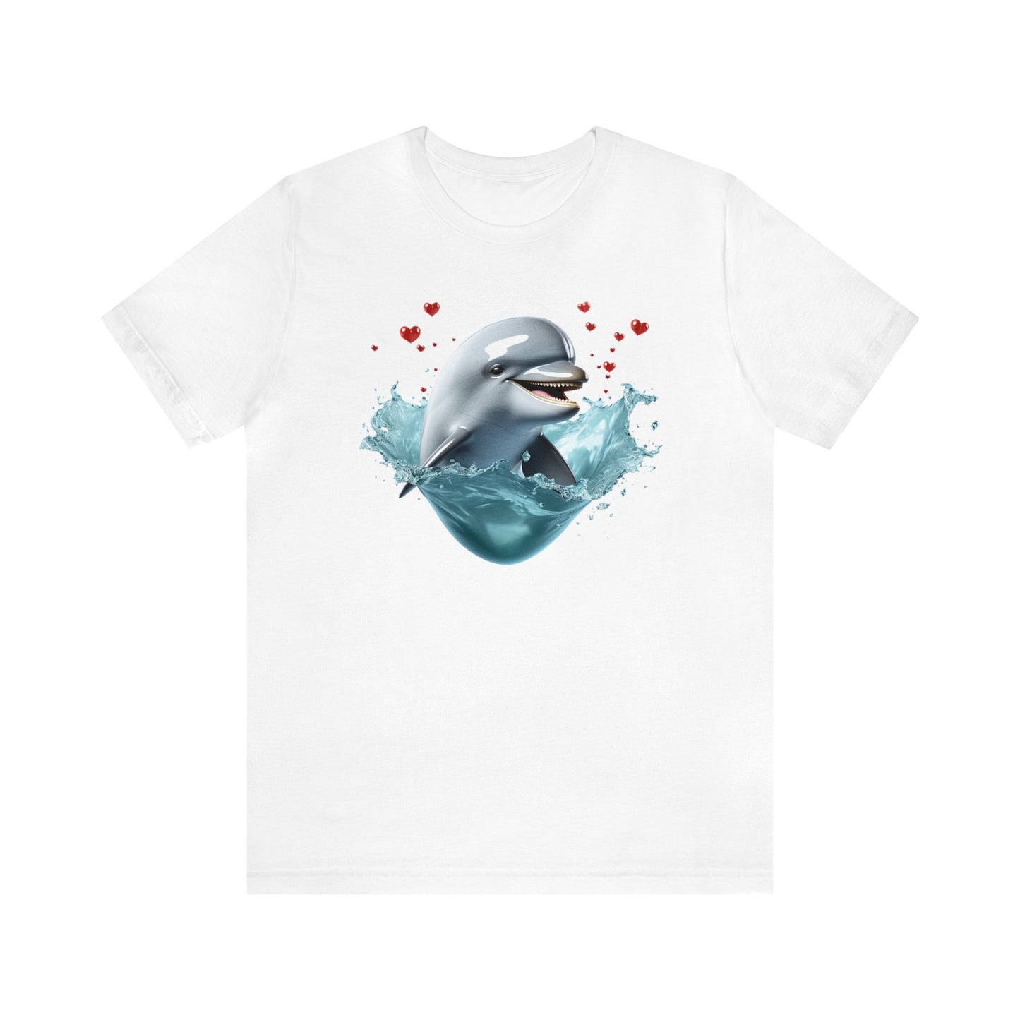 Dolphin Love Unisex Jersey Short Sleeve Tee