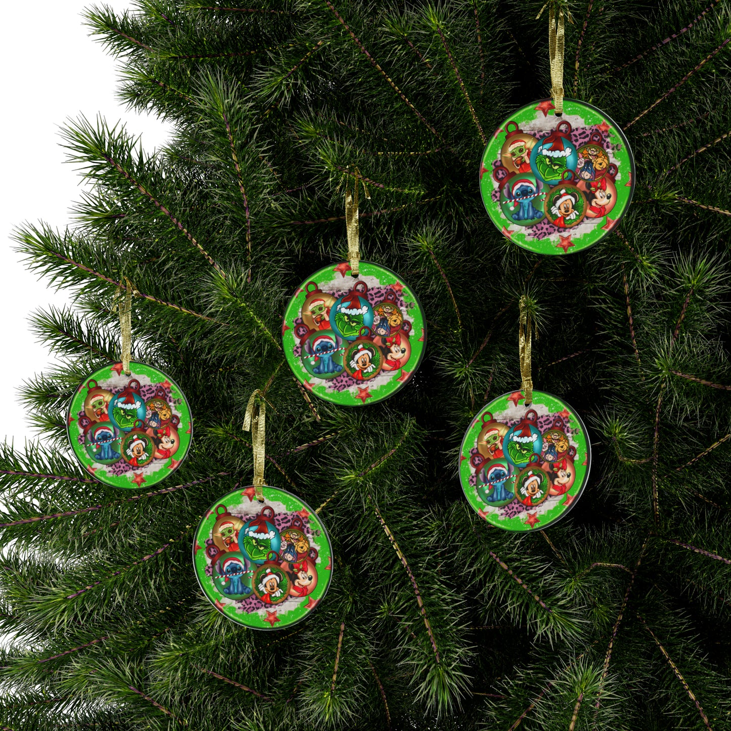 Grinch and Friends Acrylic Ornaments