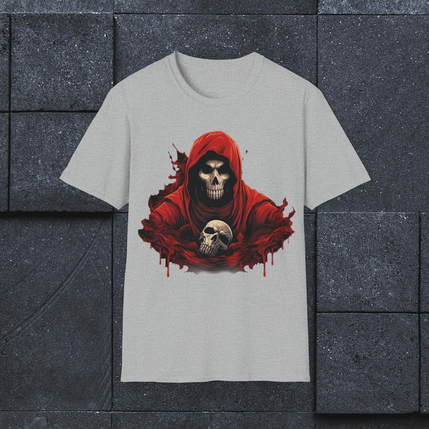 Evil Skeleton Unisex Softstyle T-Shirt