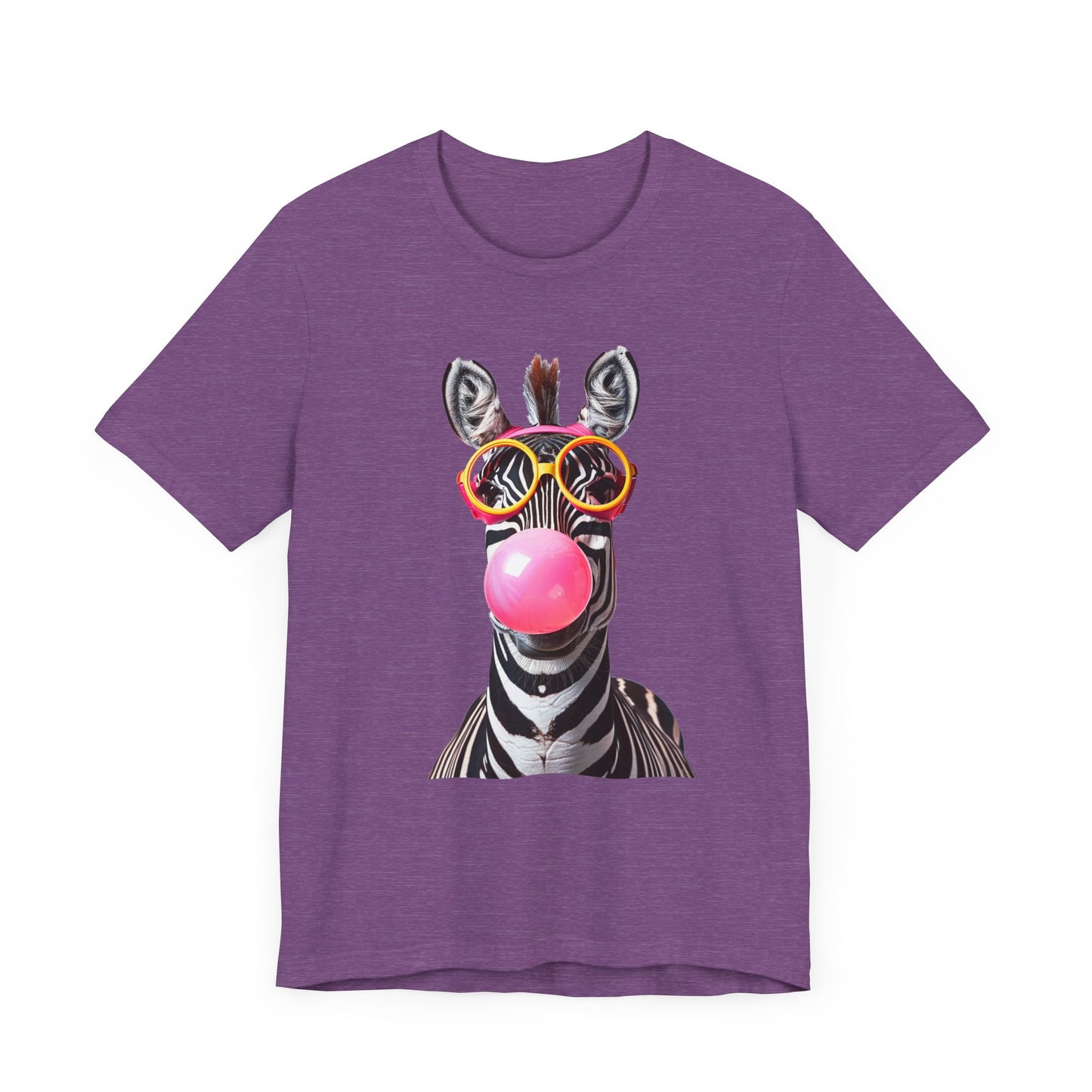 Bubblegum Zebra! Unisex Jersey Short Sleeve Tee