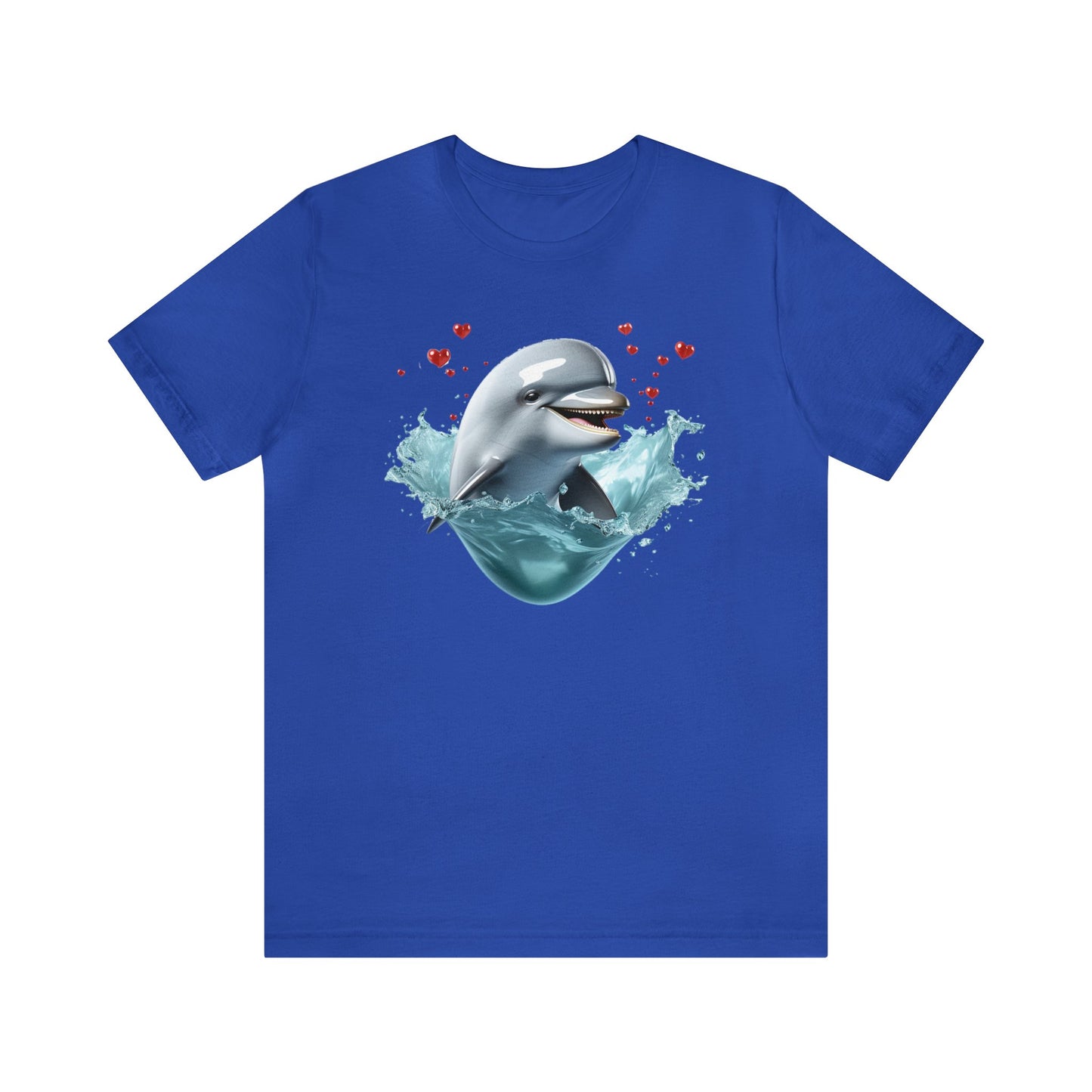 Dolphin Love Unisex Jersey Short Sleeve Tee