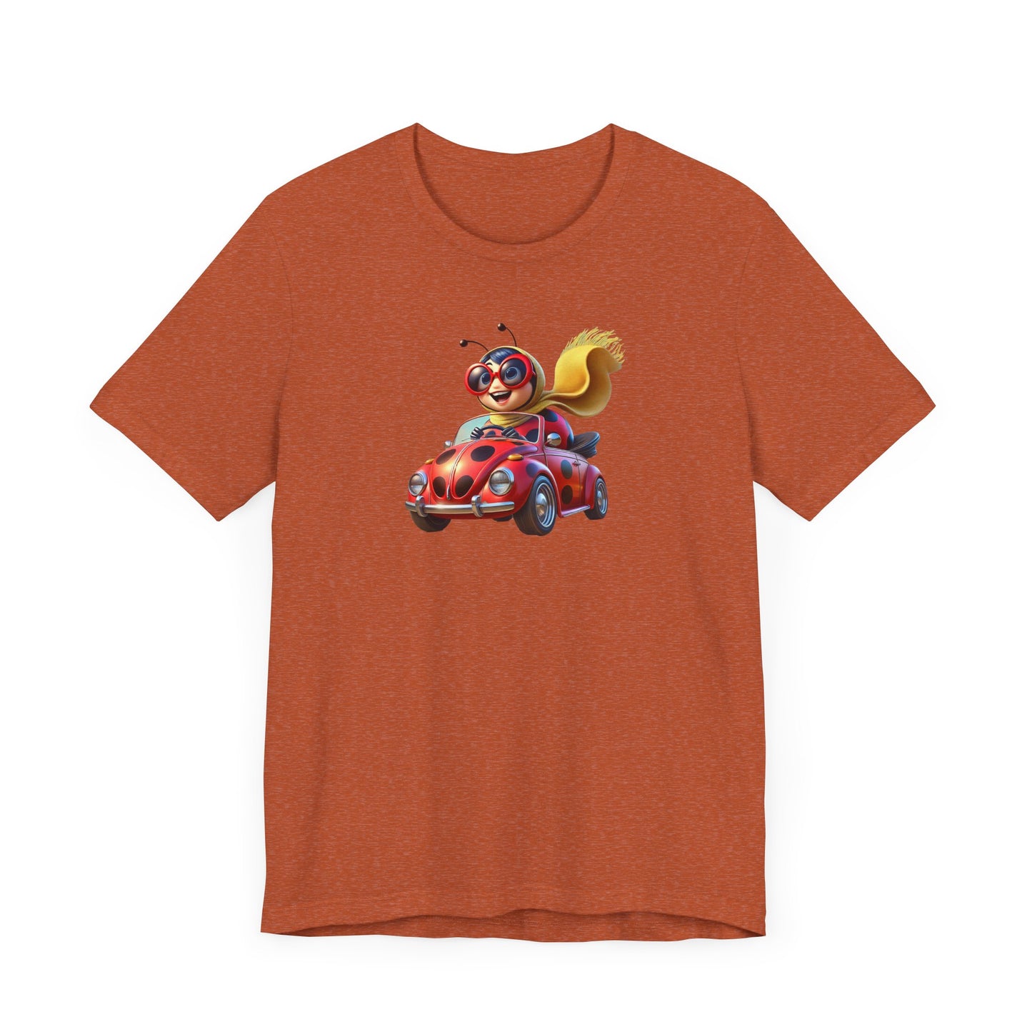 The Ladybug Goes Rogue! Unisex Tee - Perfect for Kids and Animal Lovers