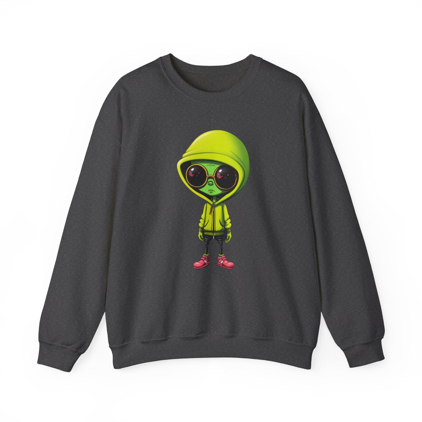 Hip Hop Alien Unisex Heavy Blend™ Crewneck Sweatshirt