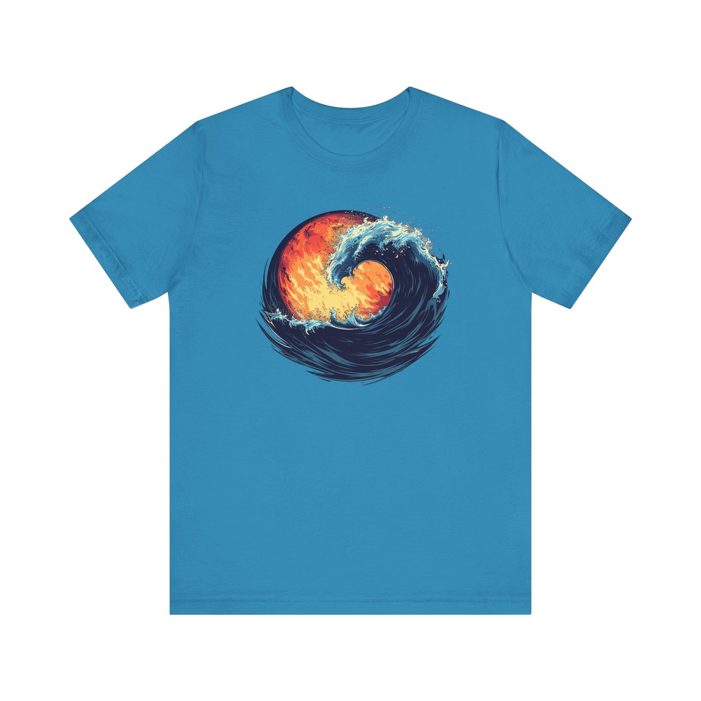 Ocean Fire Unisex Jersey Short Sleeve Tee