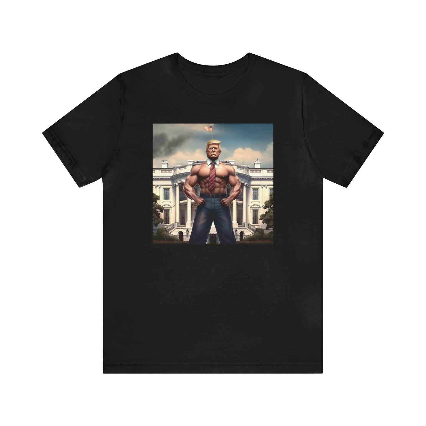 President Trump Fighter Unisex Jersey Short Sleeve Tee