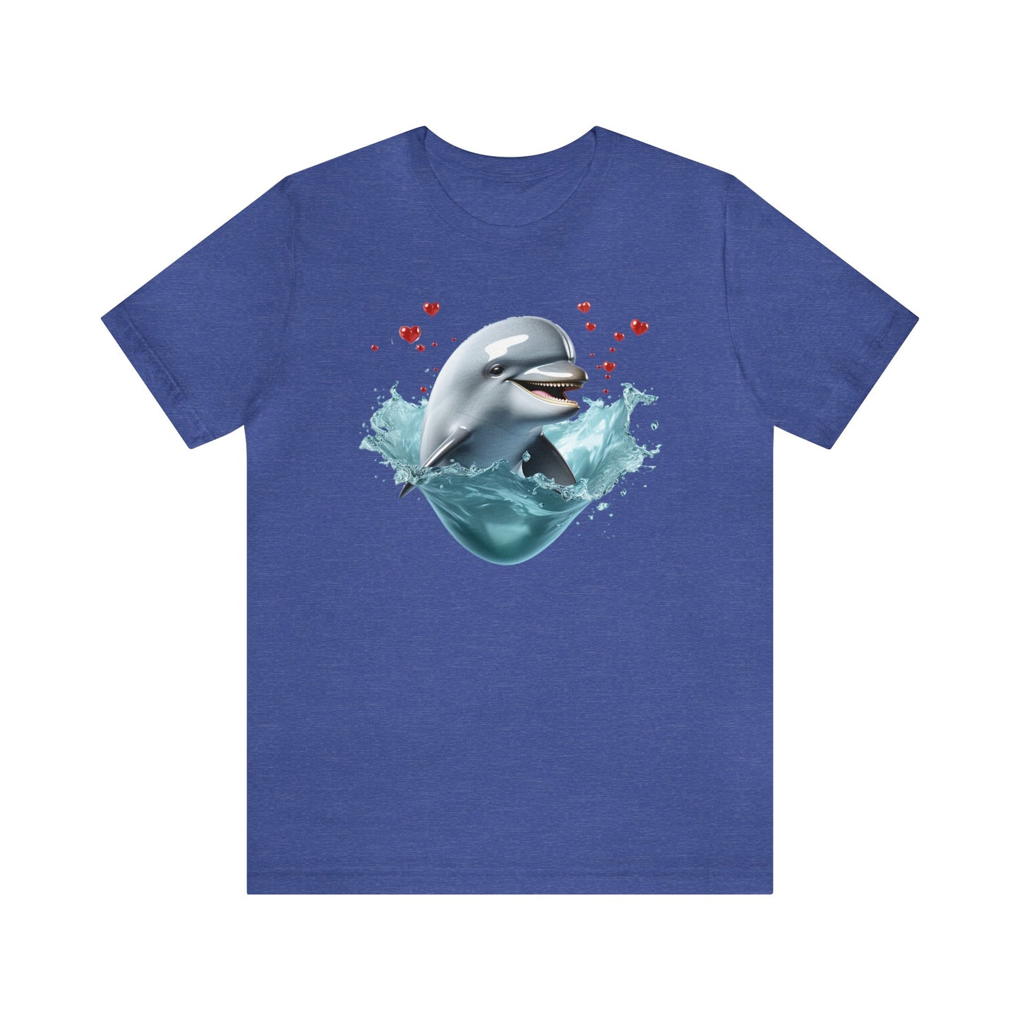 Dolphin Love Unisex Jersey Short Sleeve Tee