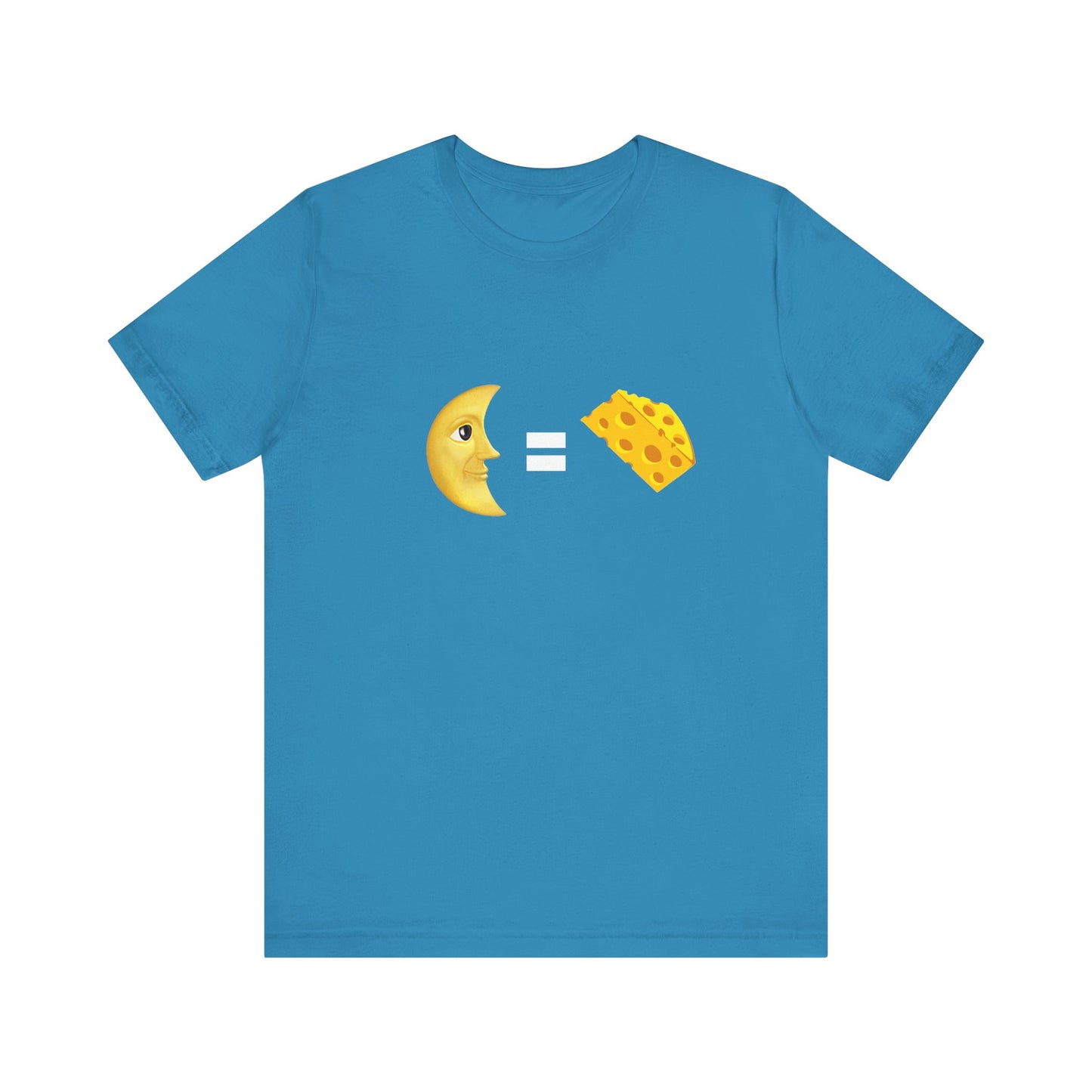 Moon = Cheese Unisex Jersey Tee