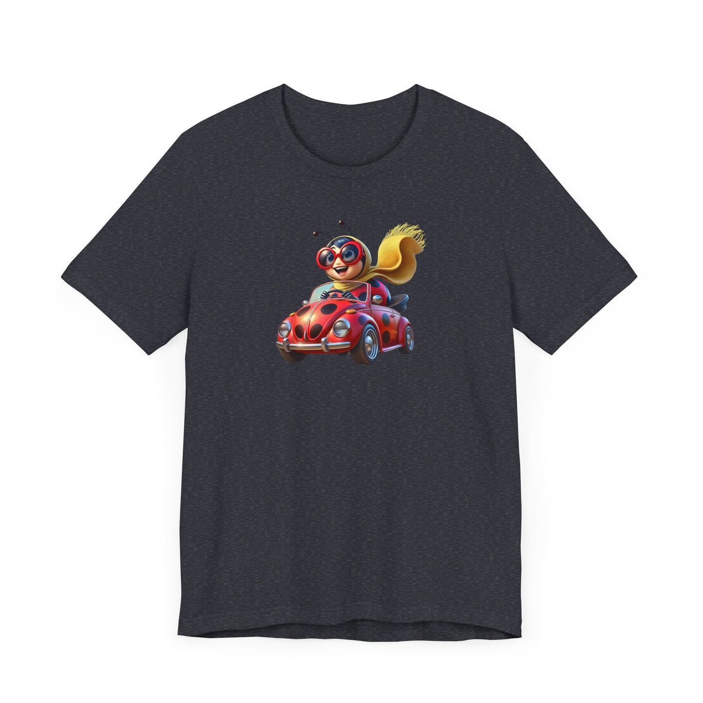 The Ladybug Goes Rogue! Unisex Tee - Perfect for Kids and Animal Lovers