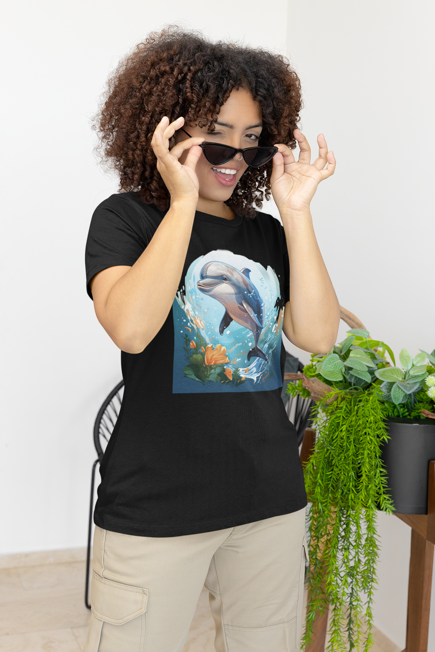 The Malloy Dolphin Collection Jersey Short Sleeve Tee