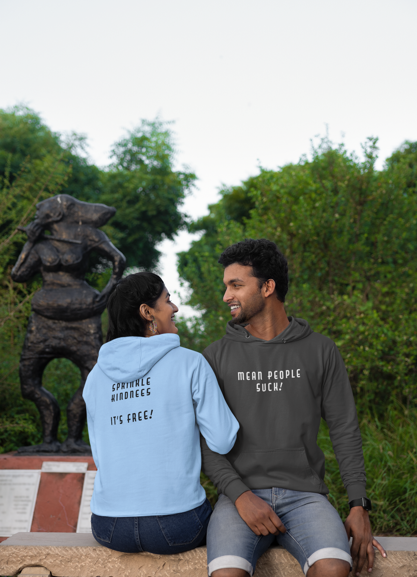 Mean People Suck! Sprinkle Kindness It's Free! Unisex Heavy Blend™ Hooded Sweatshirt