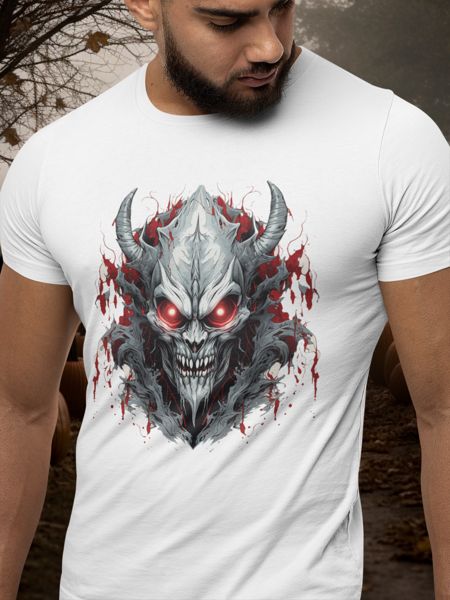 Halloween Devil Unisex Jersey Short Sleeve Tee