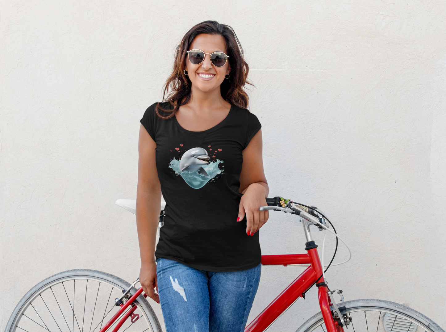 Dolphin Love Unisex Jersey Short Sleeve Tee