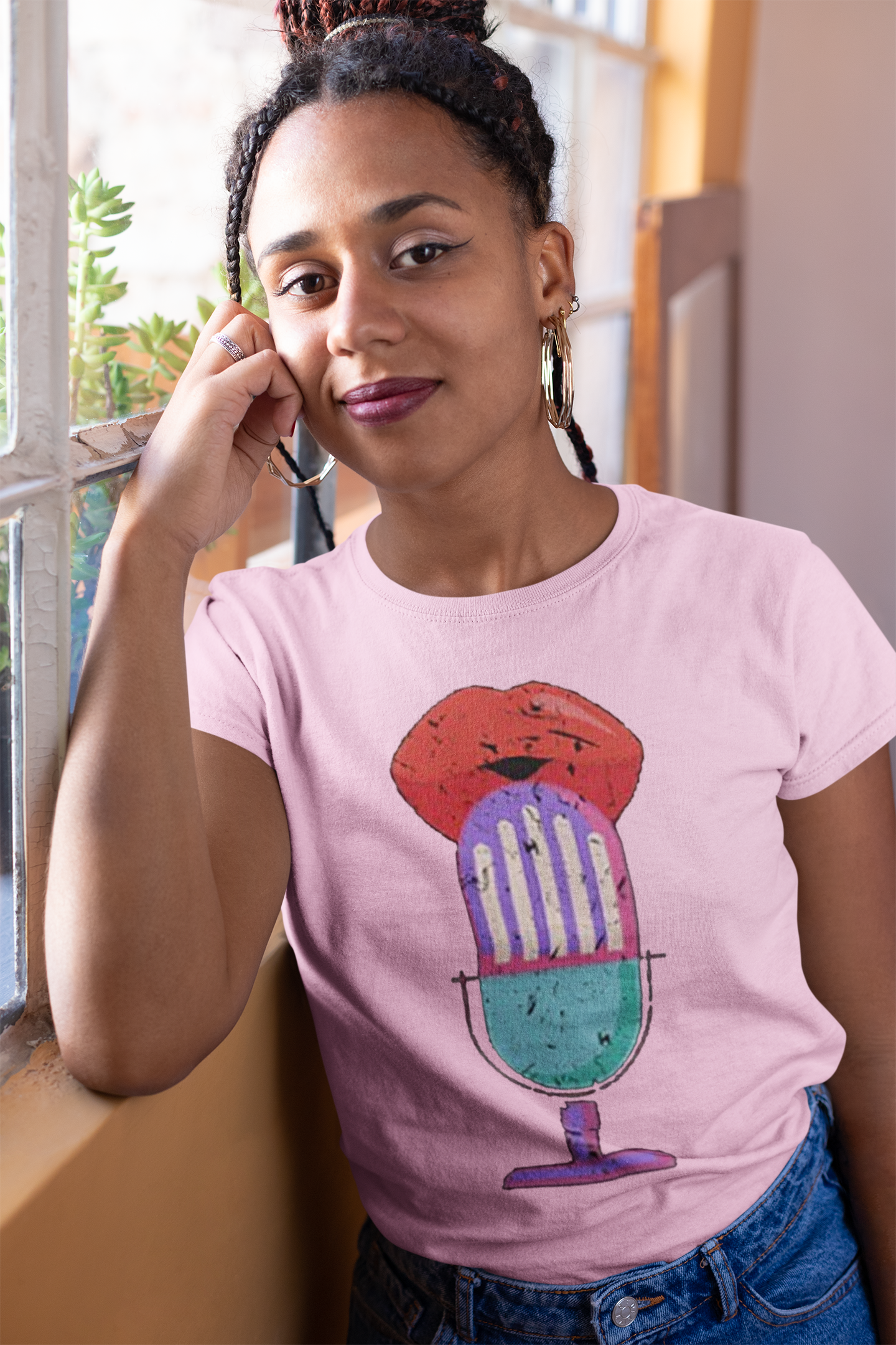 Whisper Microphone Short Sleeve Tee