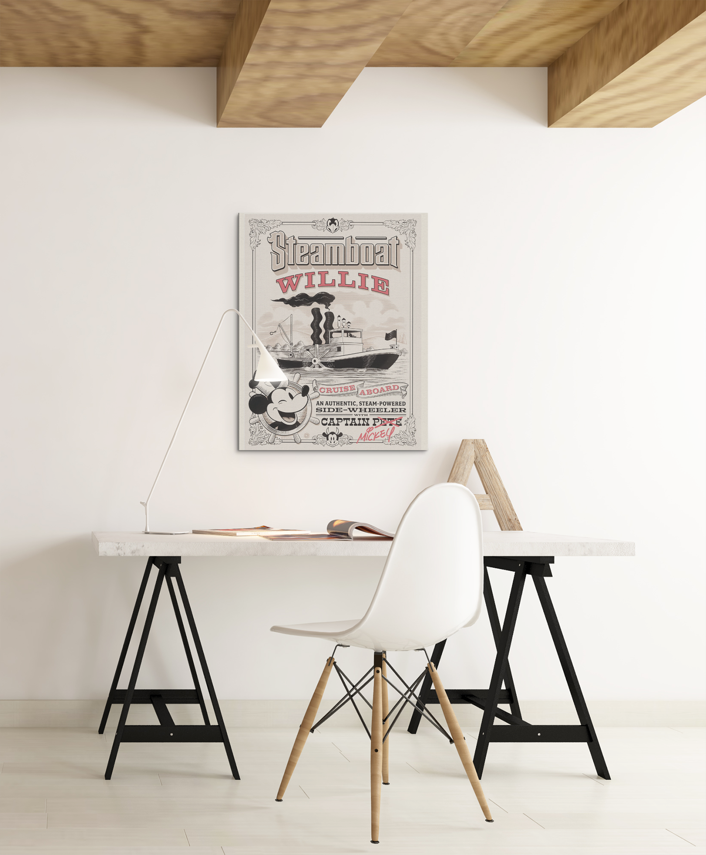 Steamboat Willie Wall Decal