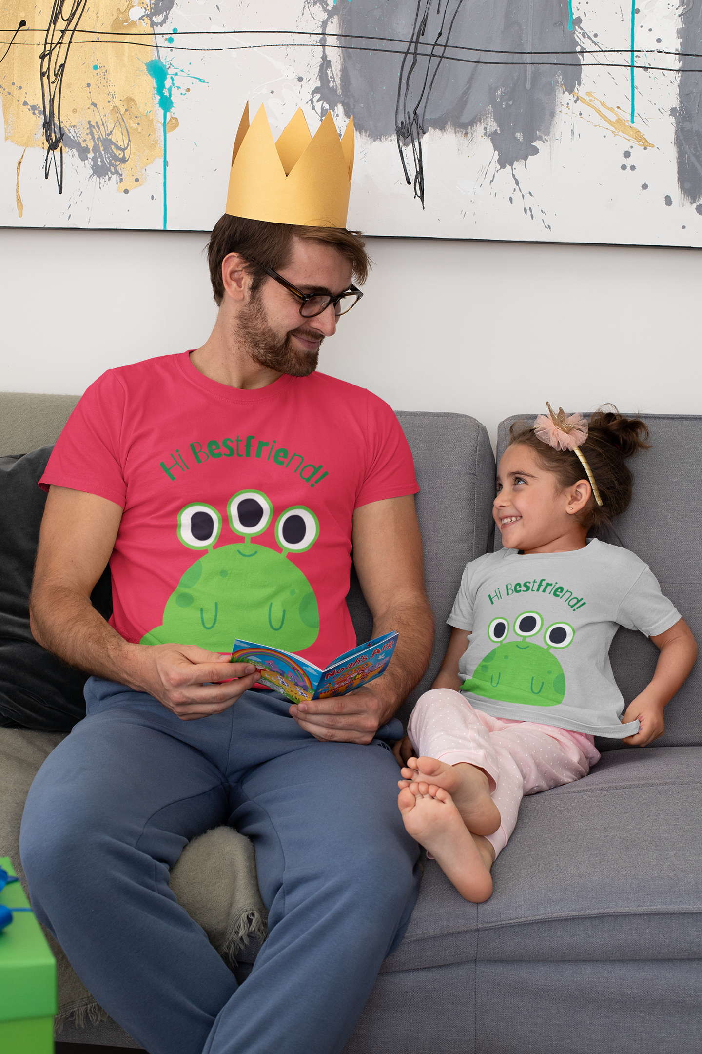 Hi Best Friend Kid's Tee