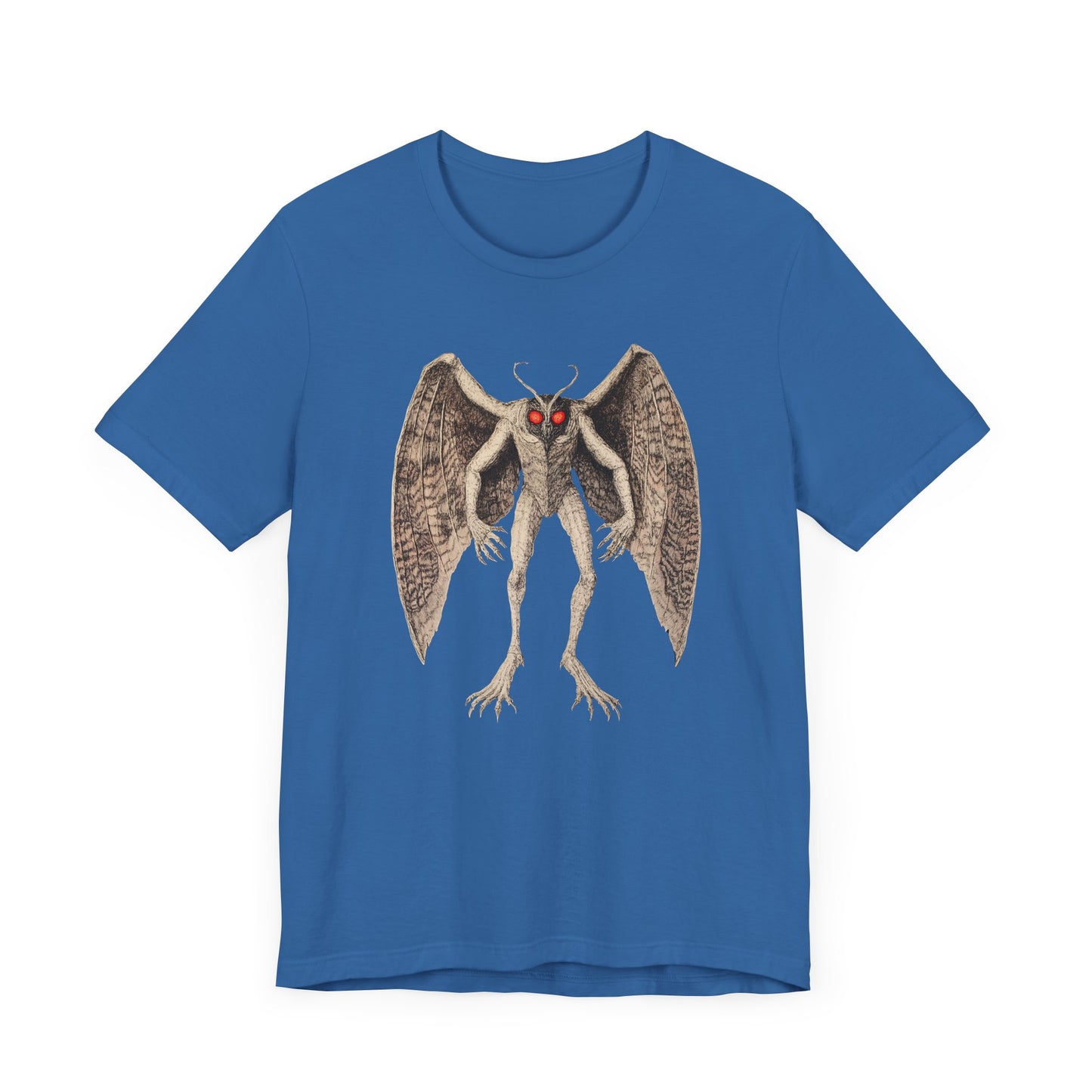 Mothman Unisex Jersey Tee - Paranormal Graphic T-Shirt