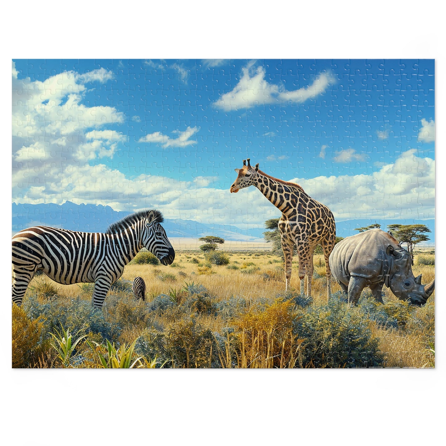Safari  Jigsaw Puzzle (30, 110, 252, 500,1000-Piece)