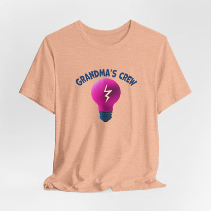 Grandma's Crew  Unisex Jersey Tee - Fun Gift for Grandparents
