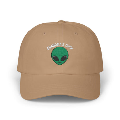 Grandma's Crew Alien Dad Cap - Fun and Casual Embroidered Hat