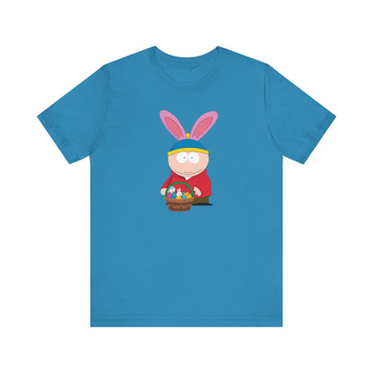 Easter Bunny Cartman   Unisex Jersey Short Sleeve Tee