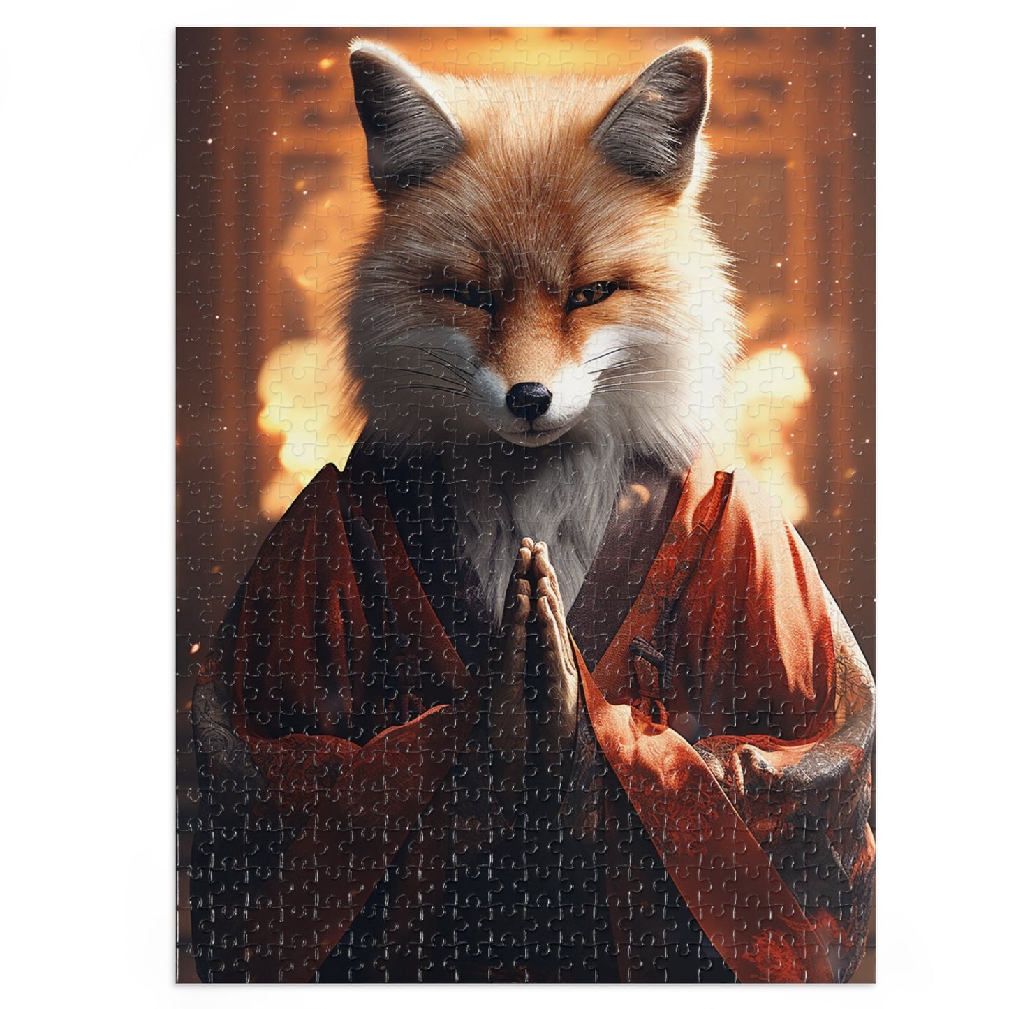 Sensei Fox Jigsaw Puzzle (30, 110, 252, 500,1000-Piece)