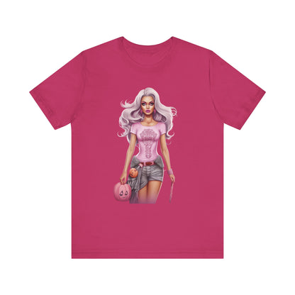Barbie Girl Halloween Unisex Jersey Short Sleeve Tee