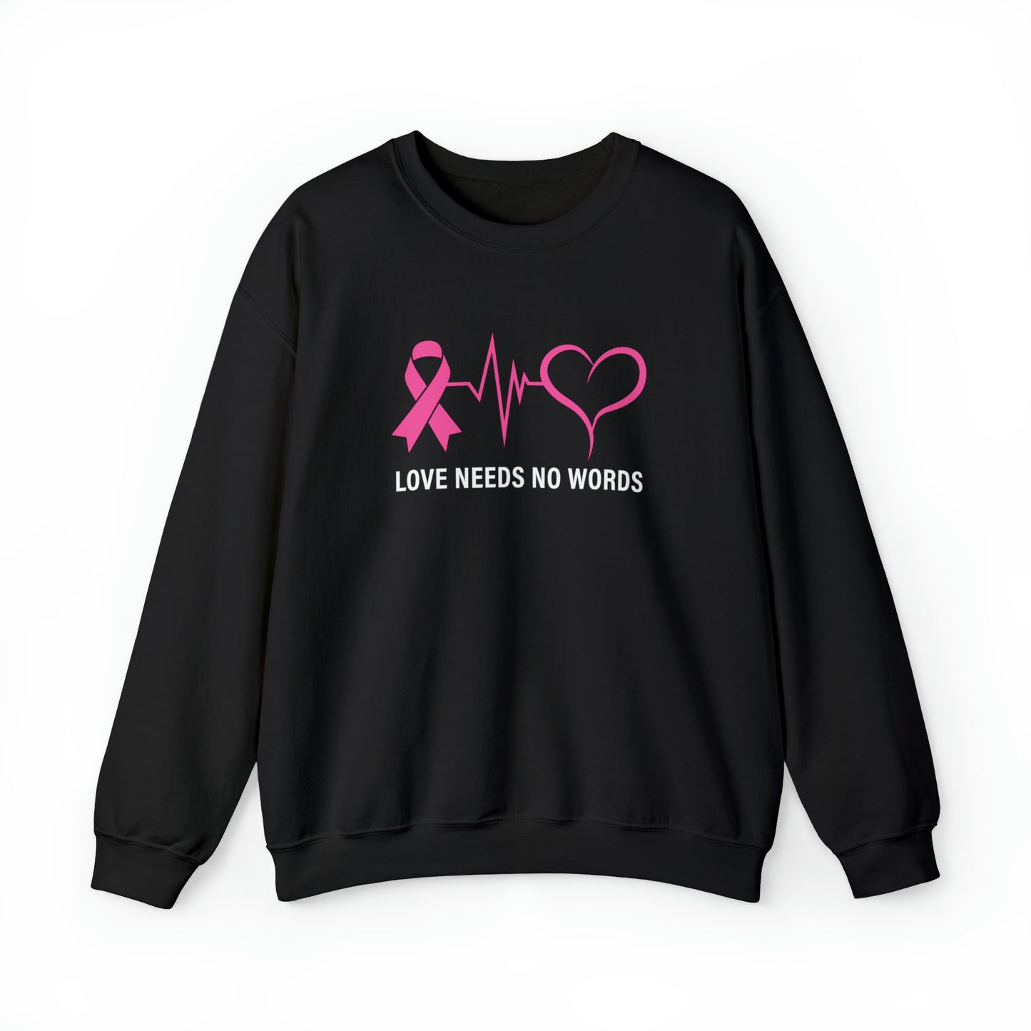 Breast Cancer Support Heavy Blend™ Crewneck Sweatshirt