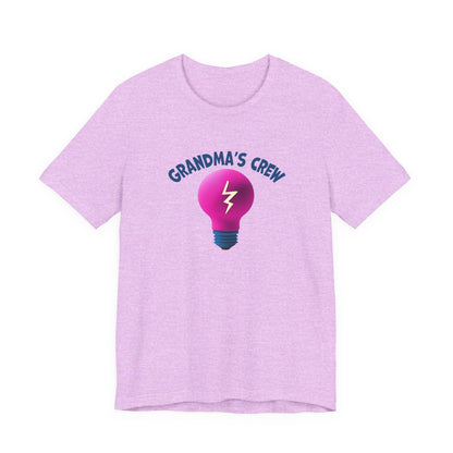 Grandma's Crew  Unisex Jersey Tee - Fun Gift for Grandparents