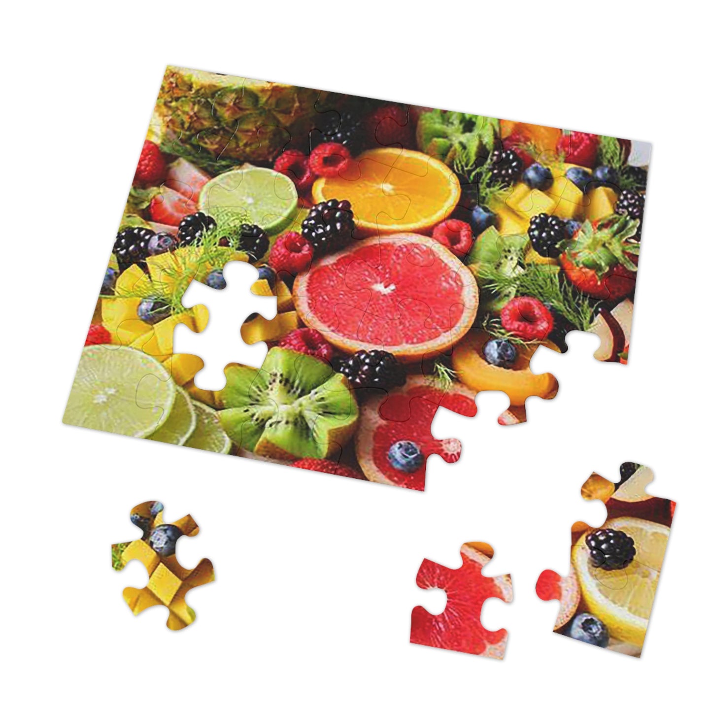Fruit Plate Jigsaw Puzzle (30, 110, 252, 500,1000-Piece)