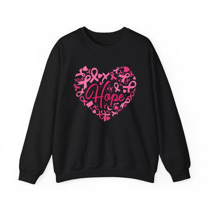 Hope Heart Breast Cancer Awareness Sweatshirt