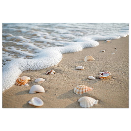Sea Shells by the Sea Shore  Jigsaw Puzzle (30, 110, 252, 500,1000-Piece)