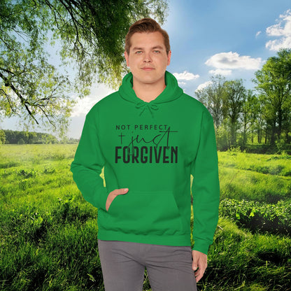 Not Perfect Just Forgiven   Unisex Heavy Blend™ Hooded Sweatshirt