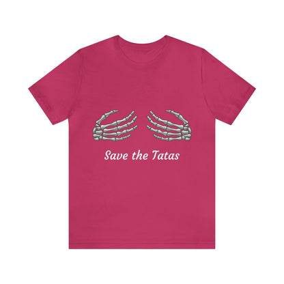 Save the Tatas  Breast Cancer Awareness  Jersey Short Sleeve Tee