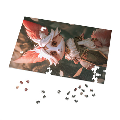 Anime Female Fox Jigsaw Puzzle (30, 110, 252, 500,1000-Piece)